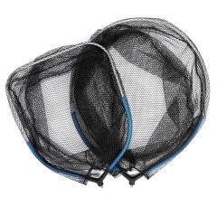 Semi-buoyant landing net head, blue + blue