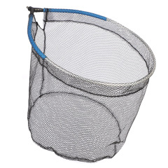 Semi-buoyant landing net head, blue + blue