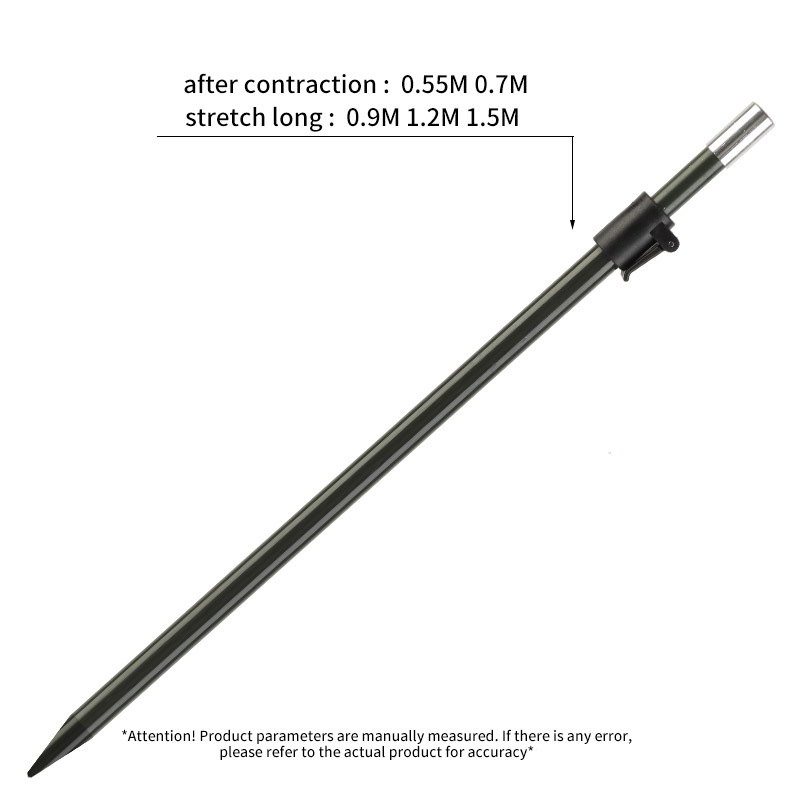 Spiral-tipped, green, thickened single bracket