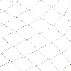 Overall, the net head is black with fine mesh and white with large mesh.