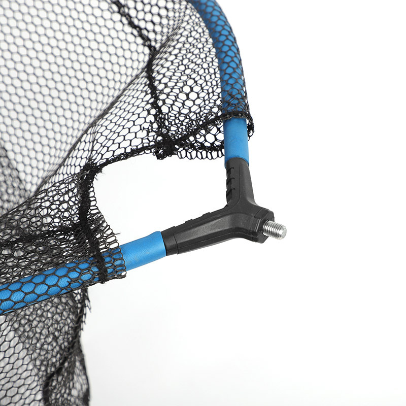 Semi-buoyant landing net head, blue + blue