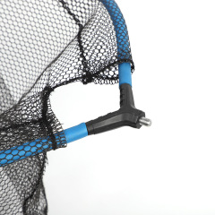 Semi-buoyant landing net head, blue + blue