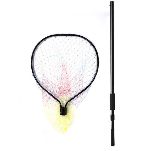 Black rounded three-way connector