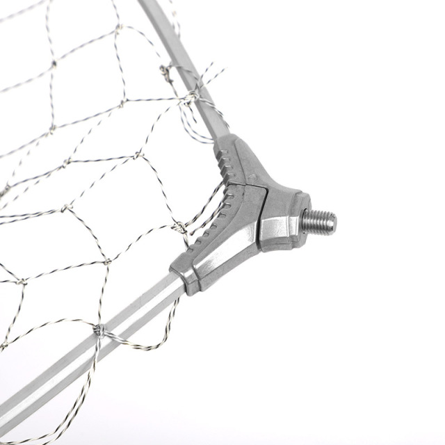 Overall, the net head is black with fine mesh and white with large mesh.