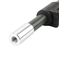 Spiral-tipped, green, thickened single bracket