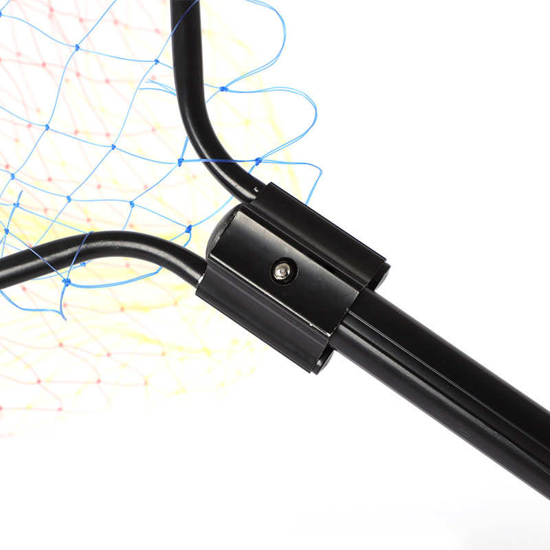 Black rounded three-way connector