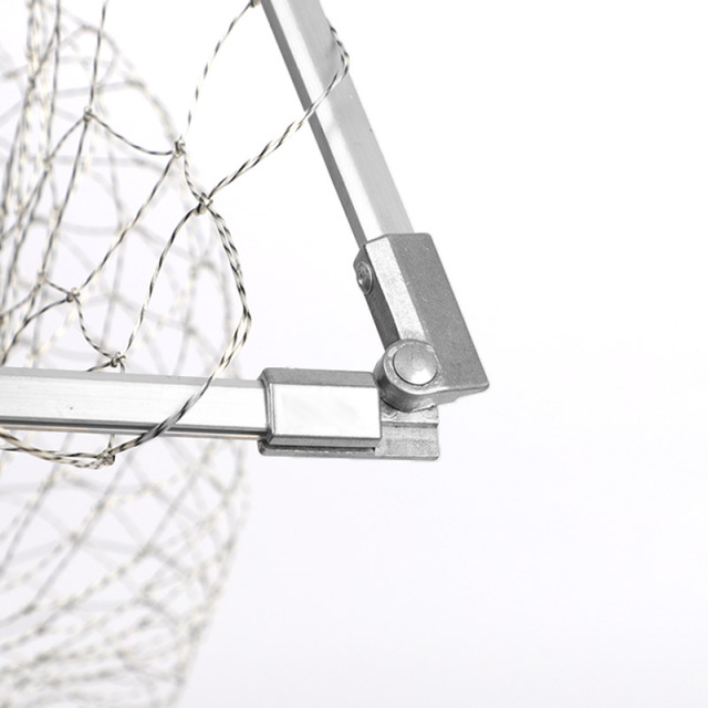 Overall, the net head is black with fine mesh and white with large mesh.