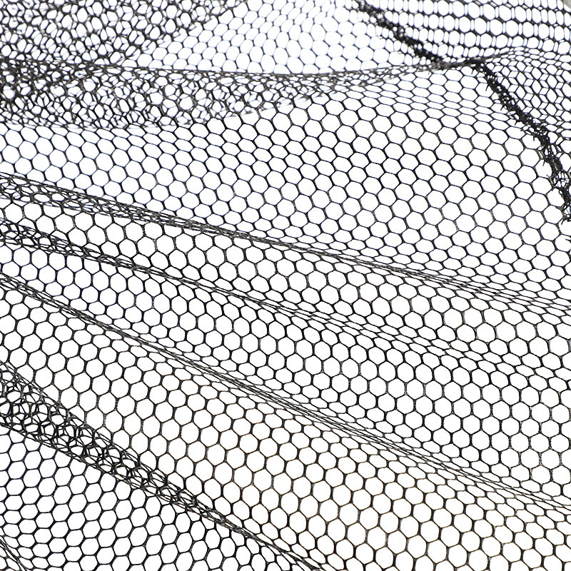 Semi-buoyant landing net head, blue + blue