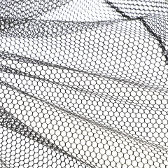 Semi-buoyant landing net head, blue + blue