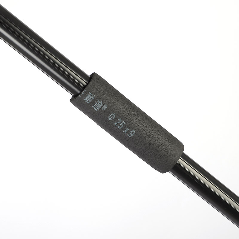 Black rounded three-way connector