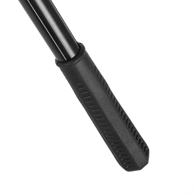 Black rounded three-way connector