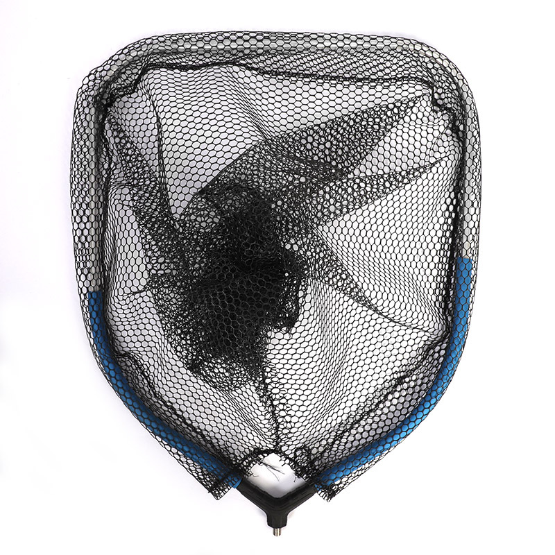 Semi-buoyant landing net head, blue + blue