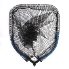 Semi-buoyant landing net head, blue + blue