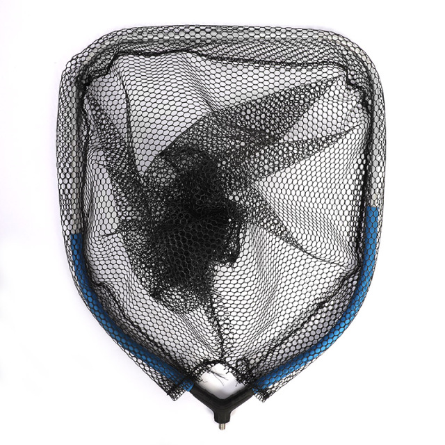 Semi-buoyant landing net head, blue + blue