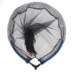 Semi-buoyant landing net head, blue + blue