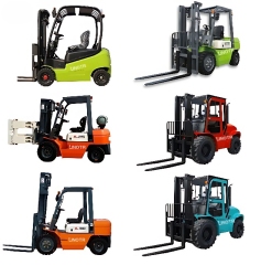 Factory Hot Sale Mini Electric Forklift 2Ton 3Ton 4Ton New Lead Acid Battery Customizable Colors Logos AWD Pneumatic