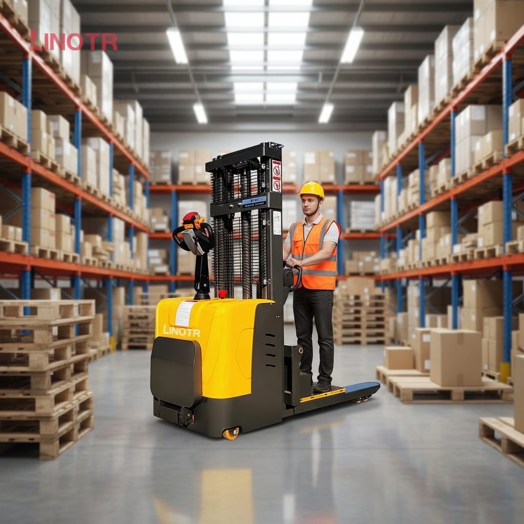 CDD-20 2T Stand-on Electric Stacker