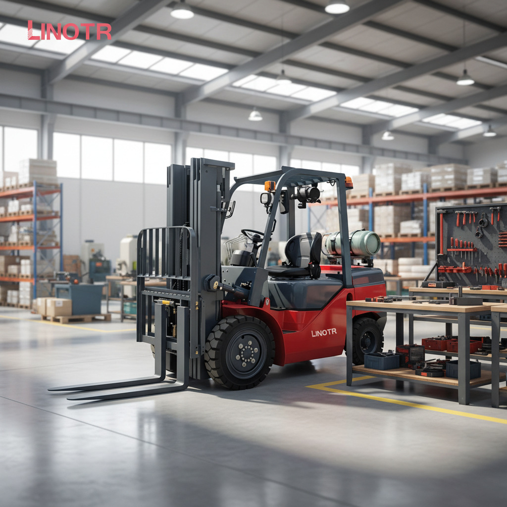 CPCG-30 3T Dual Fuel LPG Forklift Truck