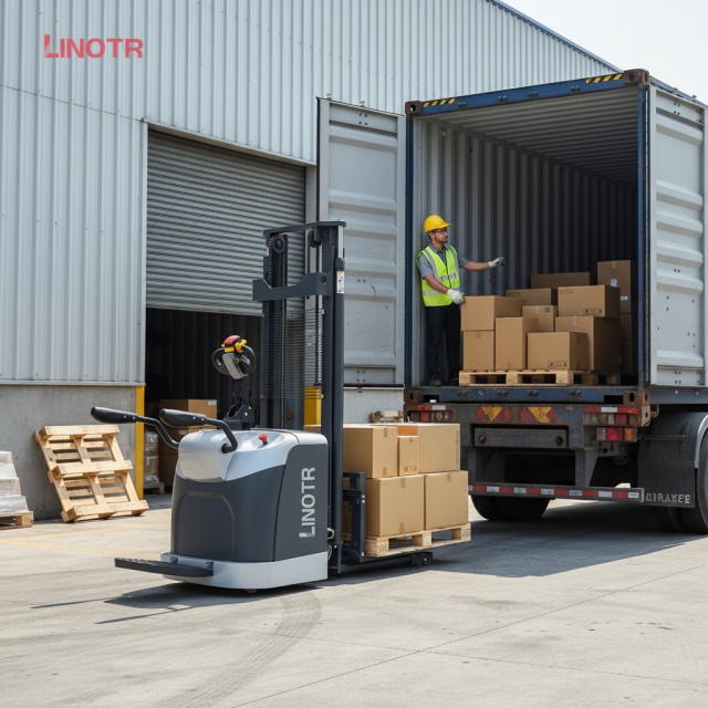 CDD-20 2T Stand-on Electric Stacker