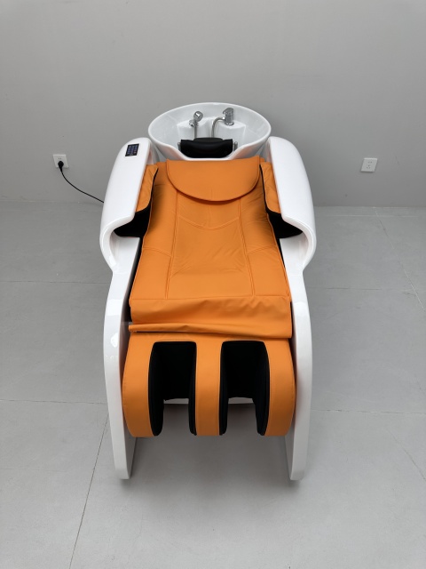 Massage Shampoo Bed with Reclining and Backwash Function for Salon Use DN0068_Massage Shampoo Beds