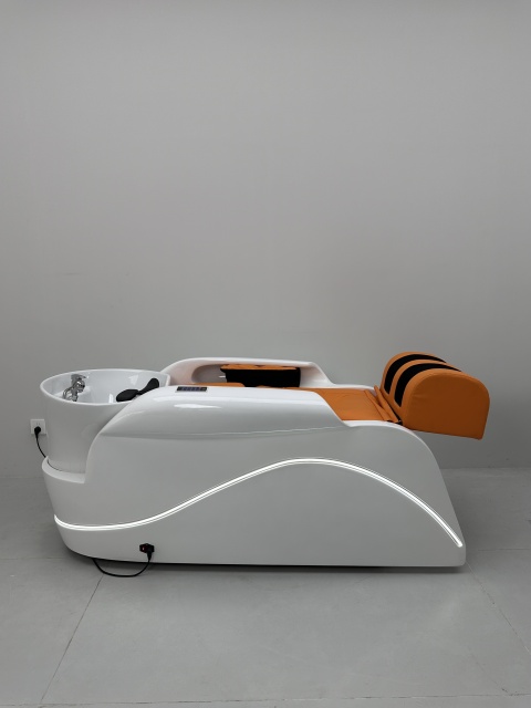 Massage Shampoo Bed with Reclining and Backwash Function for Salon Use DN0068_Massage Shampoo Beds