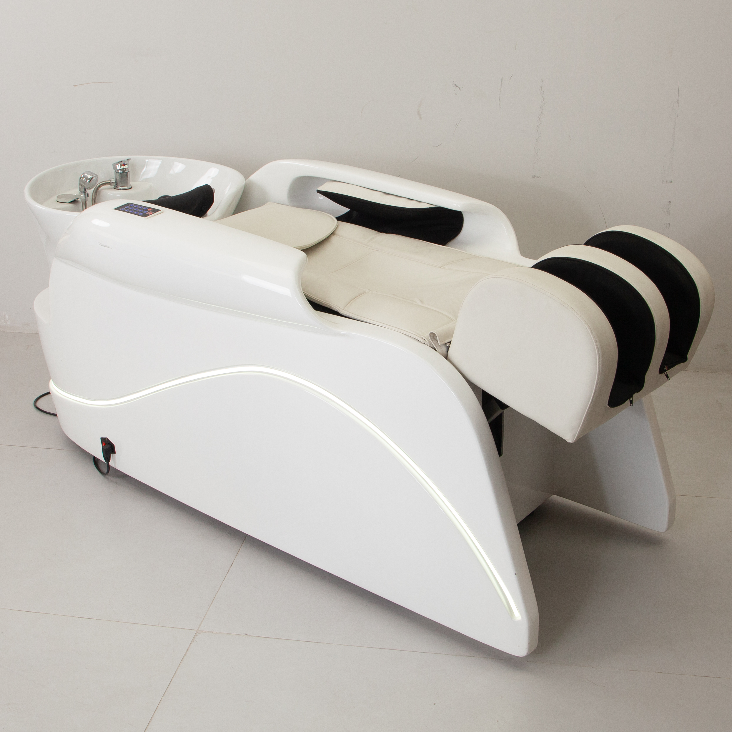 Massage Shampoo Bed with Backwash System for Salon Hair Washing DN0067_Massage Shampoo Beds