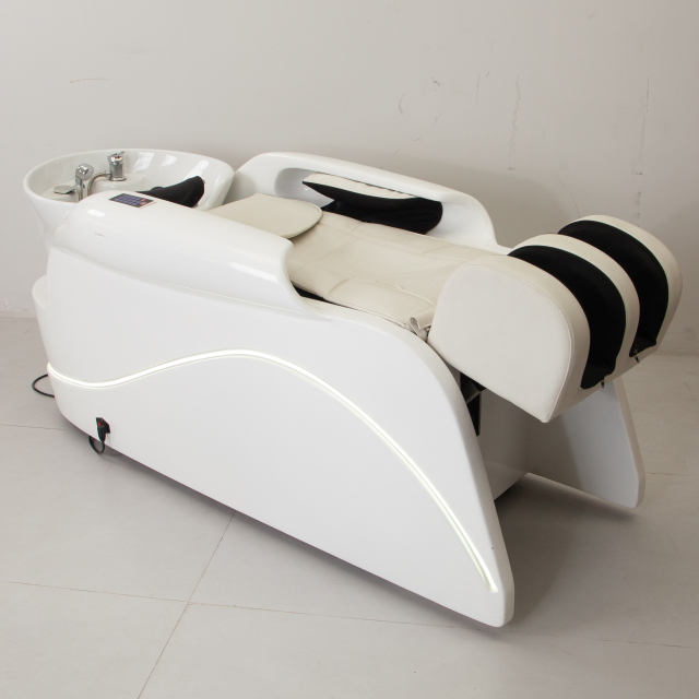 Massage Shampoo Bed with Backwash System for Salon Hair Washing DN0067_Massage Shampoo Beds