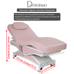 3 Motor Electric Beauty Bed with Adjustable Functions for Facial Spa Use DN0034_3 Motor Beds