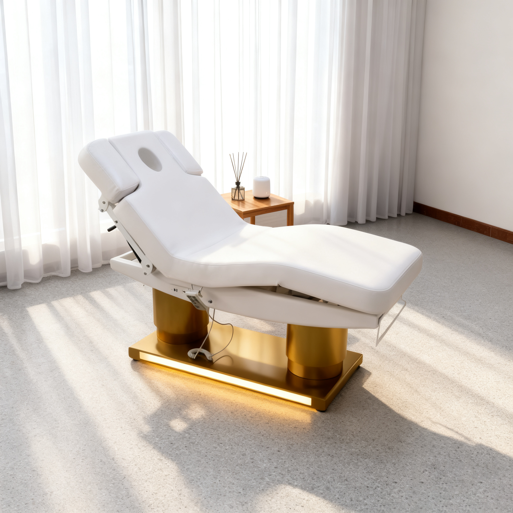 4 Motor Electric Beauty Bed for Facial and Spa Treatment DN0038_4 Motor Beds