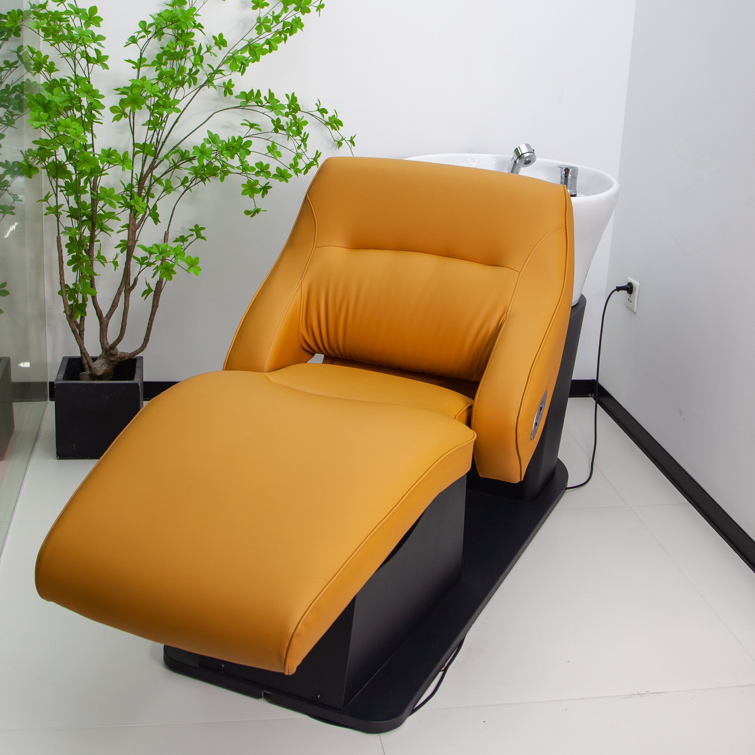 Electric Shampoo Chair with Backwash Sink for Hair Salon DN0087_Electric Shampoo Chairs