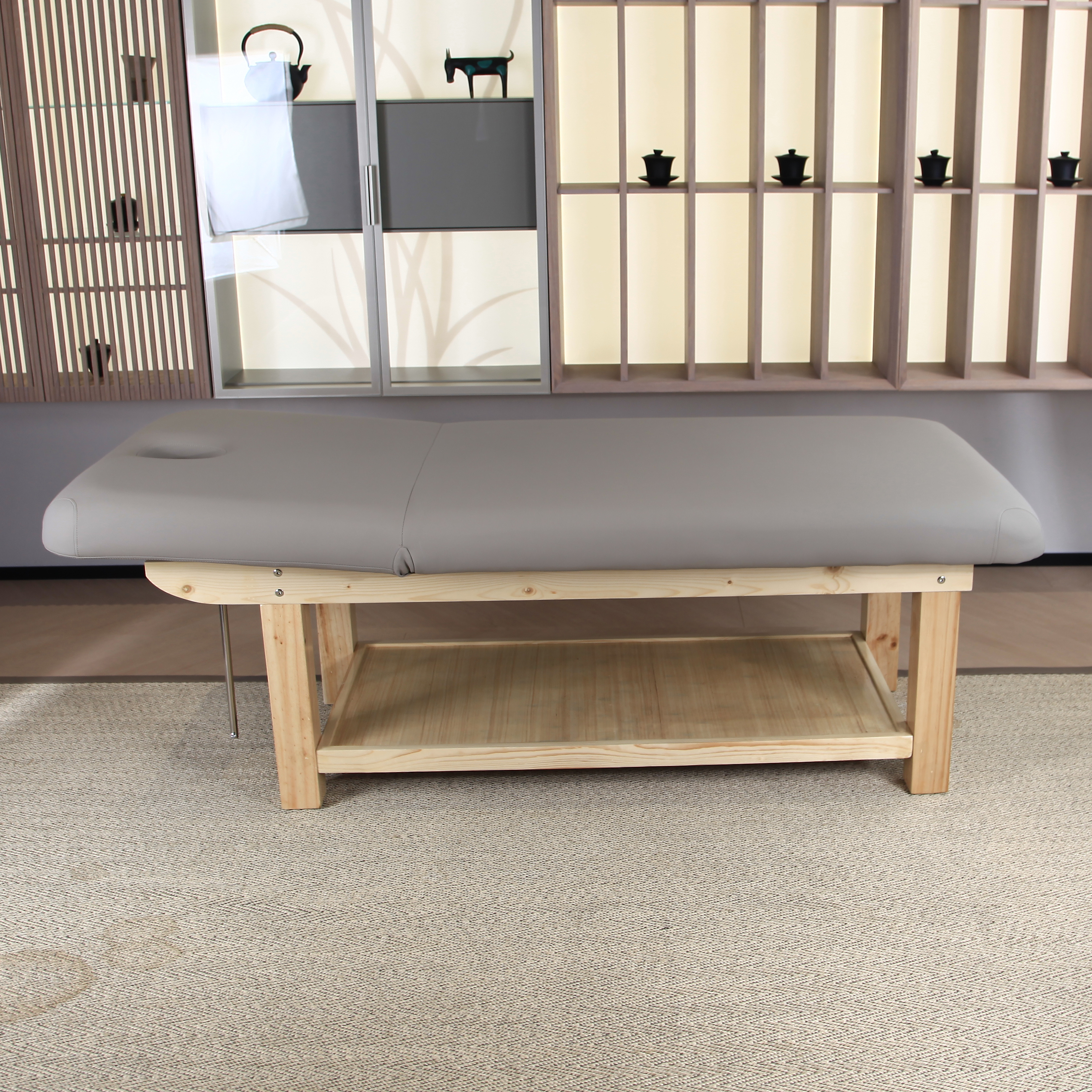Portable Manual Beauty Bed for Home Spa and Massage Treatment DN0017_Manual Beds