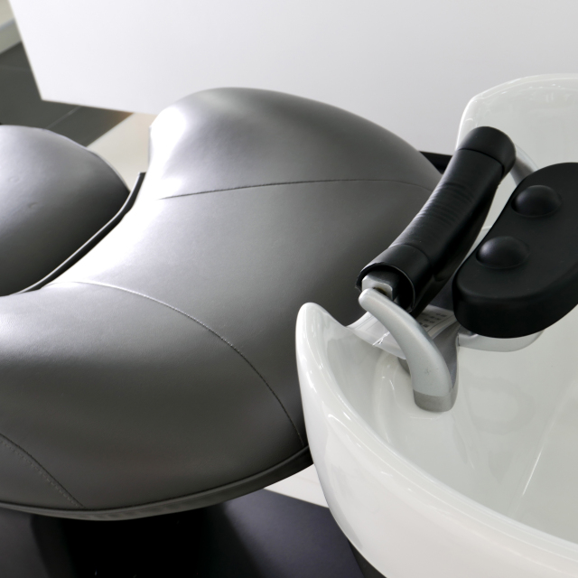 Electric Shampoo Chair with Storage Base for Hair Salon DN0079_Electric Shampoo Chairs