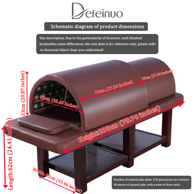 Infrared Thermal Moxibustion Massage Bed for Wellness Therapy DN0105_Moxibustion Beds