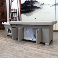 Moxibustion Shampoo Bed with Backwash System for Salon Hair Washing DN0054_Moxibustion Shampoo Beds