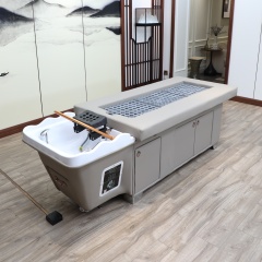 Moxibustion Shampoo Bed with Backwash System for Salon Hair Washing DN0054_Moxibustion Shampoo Beds