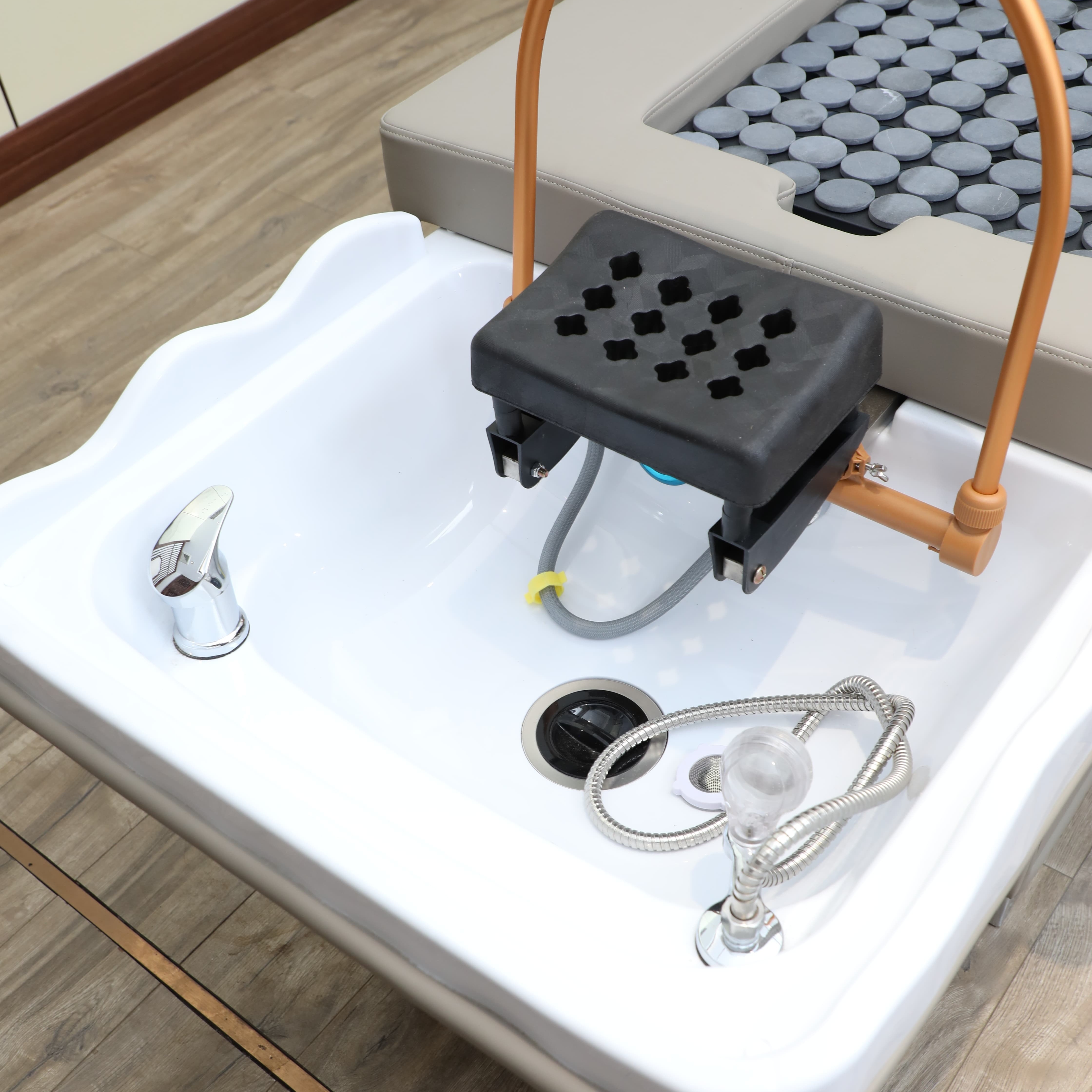 Moxibustion Shampoo Bed with Backwash System for Salon Hair Washing DN0054_Moxibustion Shampoo Beds
