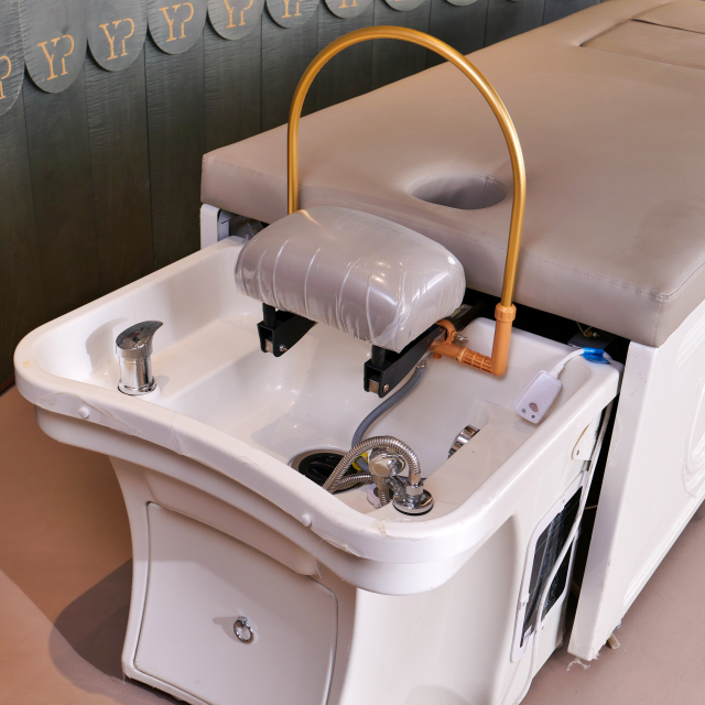 Salon Backwash Shampoo Unit with Basin for Hair Washing DN0058_Pedicure Shampoo Beds