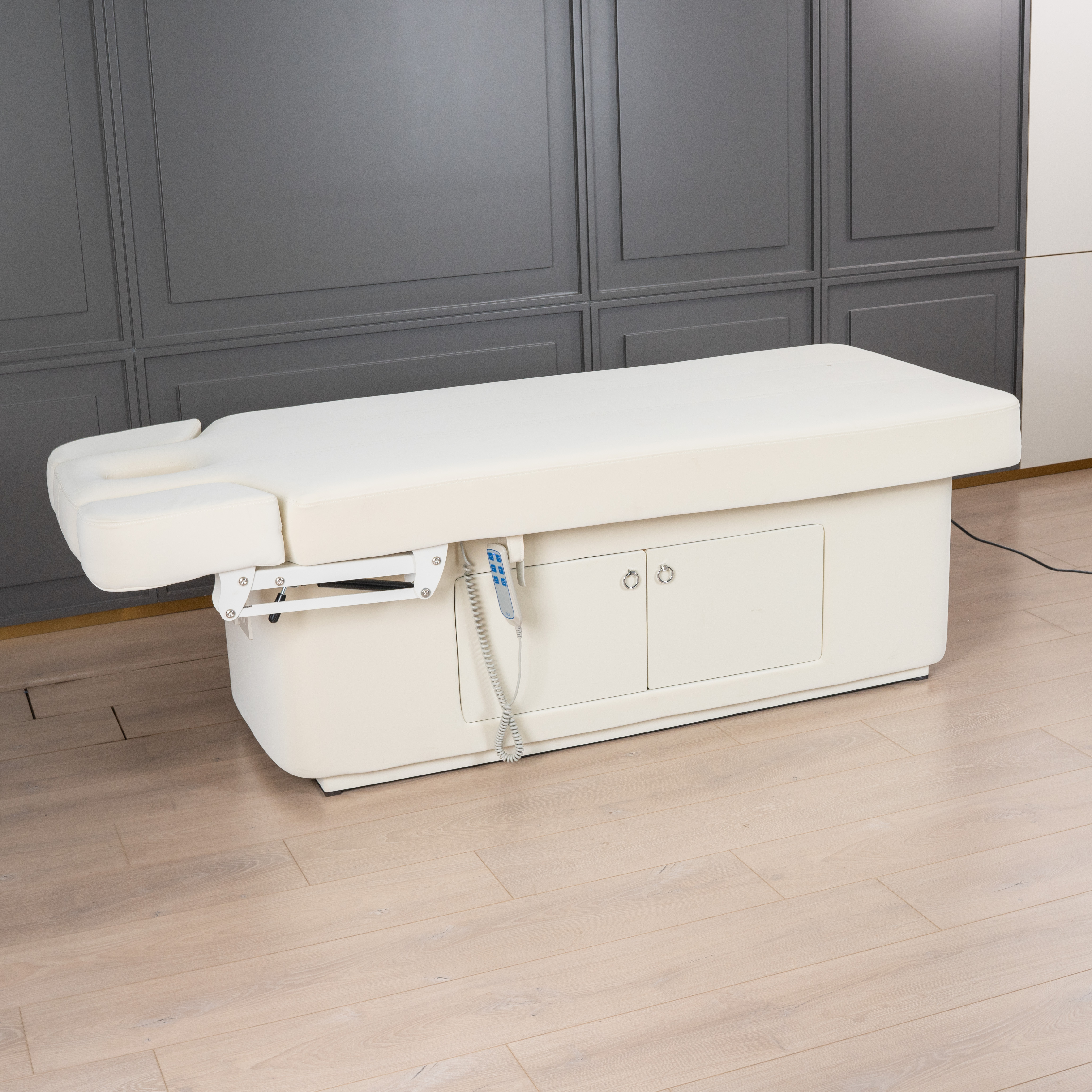 2 Motor Electric Beauty Bed with Adjustable Backrest and Leg Support for Salon Use DN0004_2 Motor Beds
