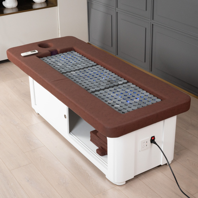 Automatic Thermal Massage Bed with Heat Therapy for Wellness Use DN0113_Moxibustion Beds