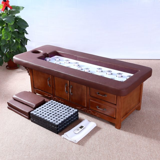 Infrared Thermal Moxibustion Massage Bed for Spa and Wellness Therapy DN0104_Moxibustion Beds