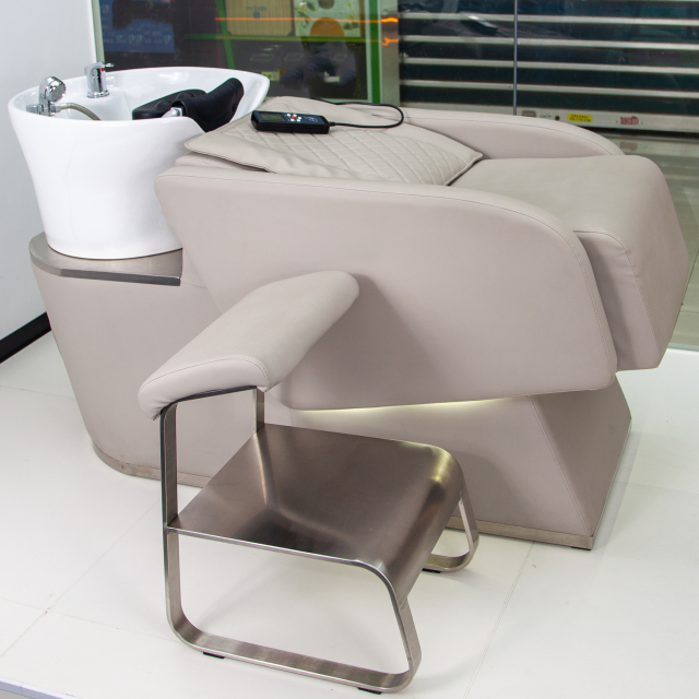 Basic Salon Backwash Chair with Shampoo Bowl and Sink Unit DN0078_Basic Shampoo Chairs