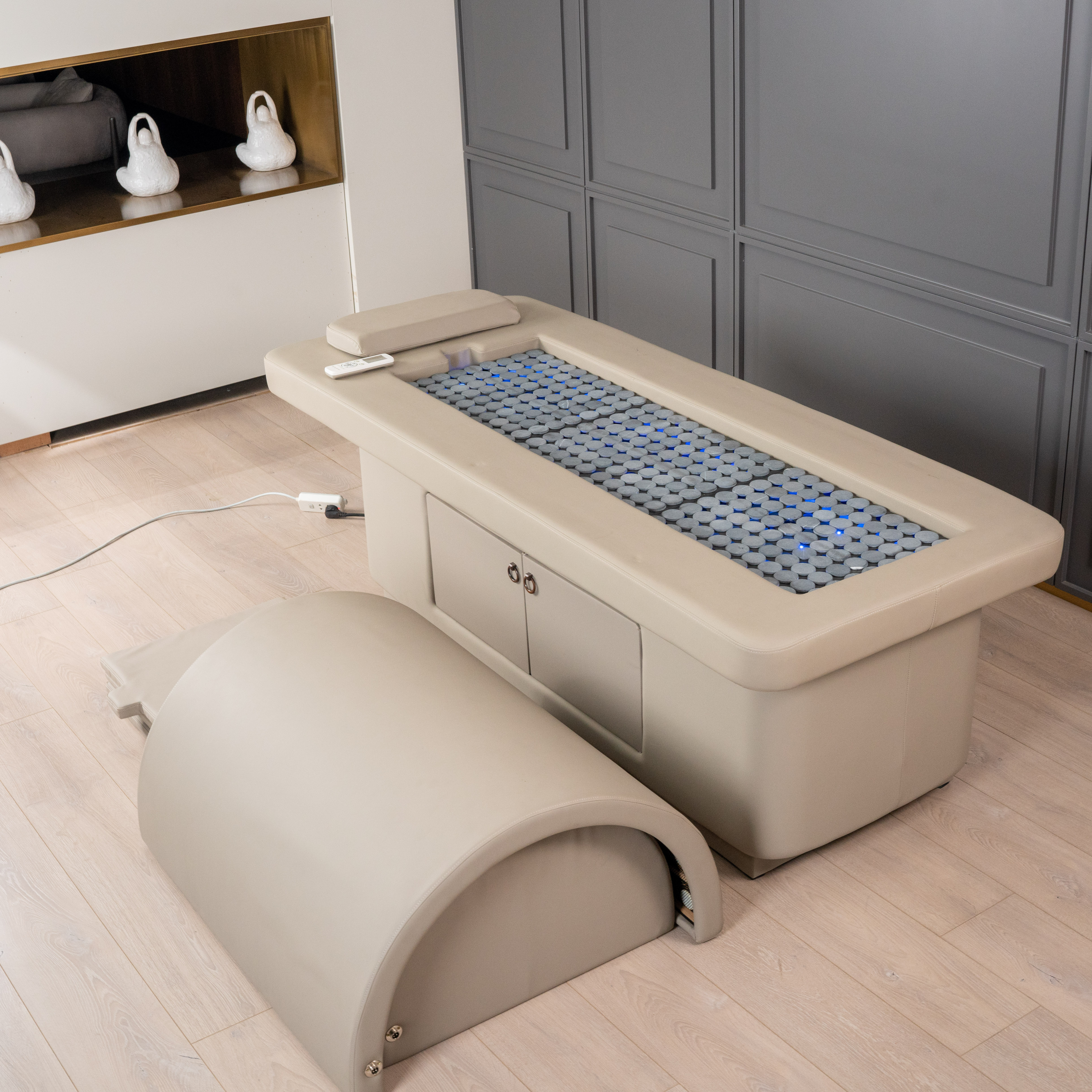 Hot Stone Thermal Massage Bed for Spa and Wellness Therapy DN0102_Moxibustion Beds