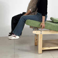 Manual Beauty Couch for Lash Waxing and Cosmetic Treatment DN0260_Manual Beds