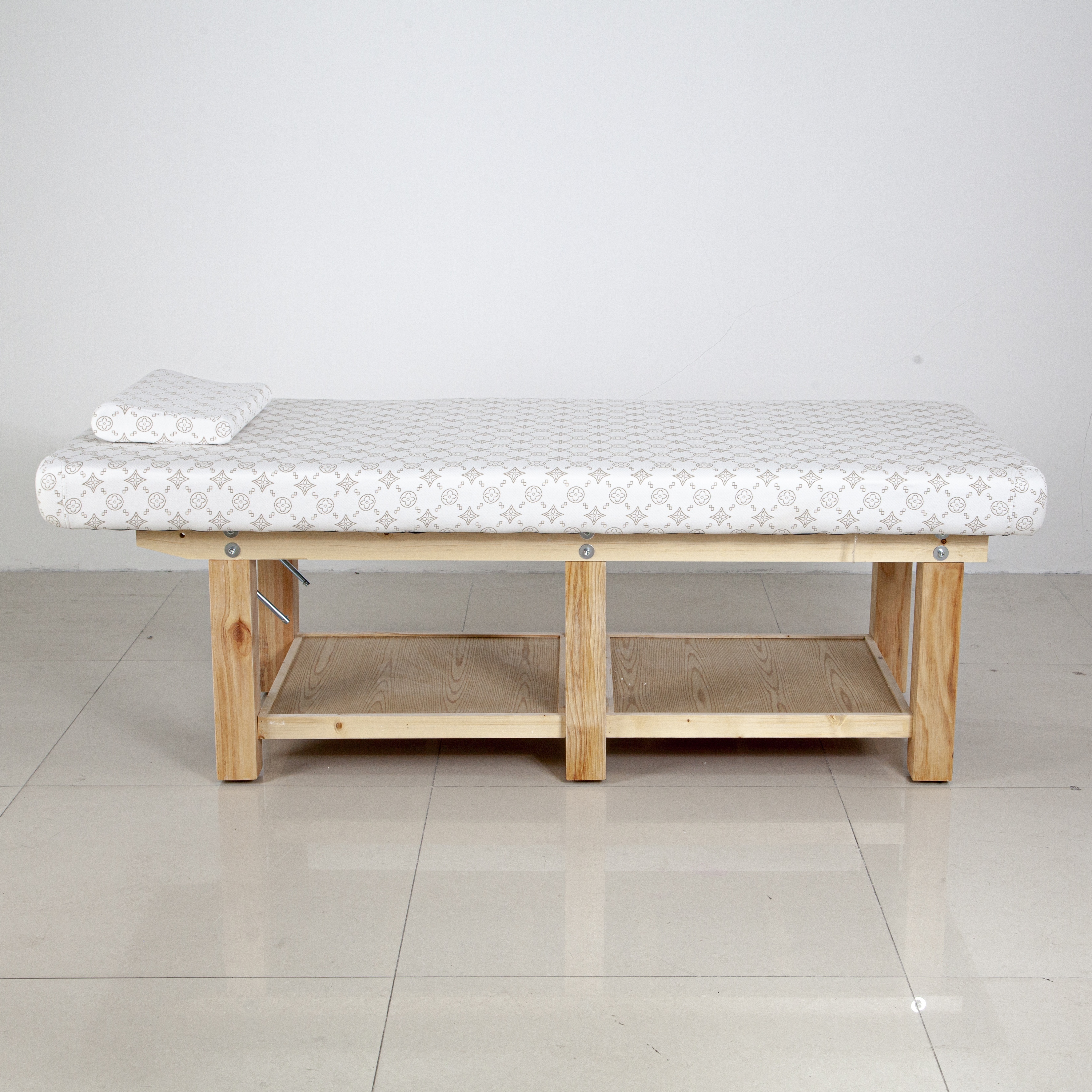 Portable Manual Beauty Bed with Hydraulic Backrest for Spa Treatment DN0266_Manual Beds
