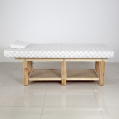 Portable Manual Beauty Bed with Hydraulic Backrest for Spa Treatment DN0266_Manual Beds