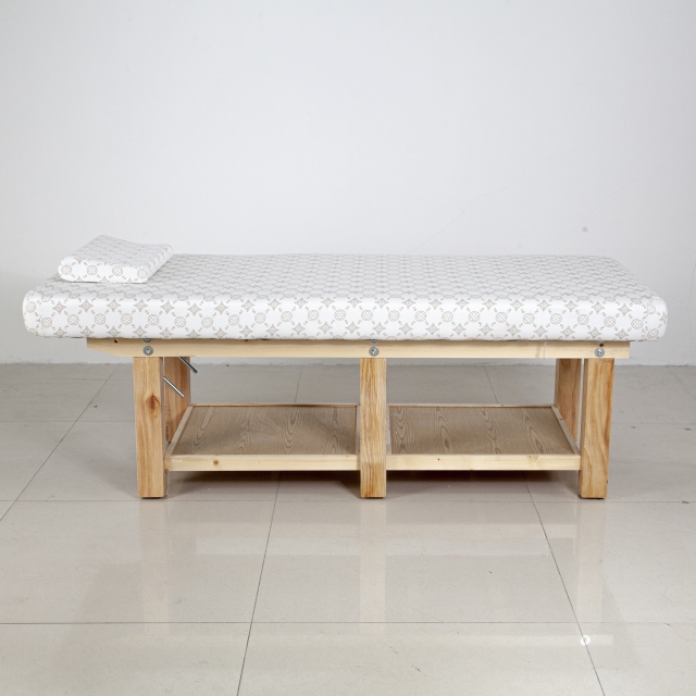 Portable Manual Beauty Bed with Hydraulic Backrest for Spa Treatment DN0266_Manual Beds