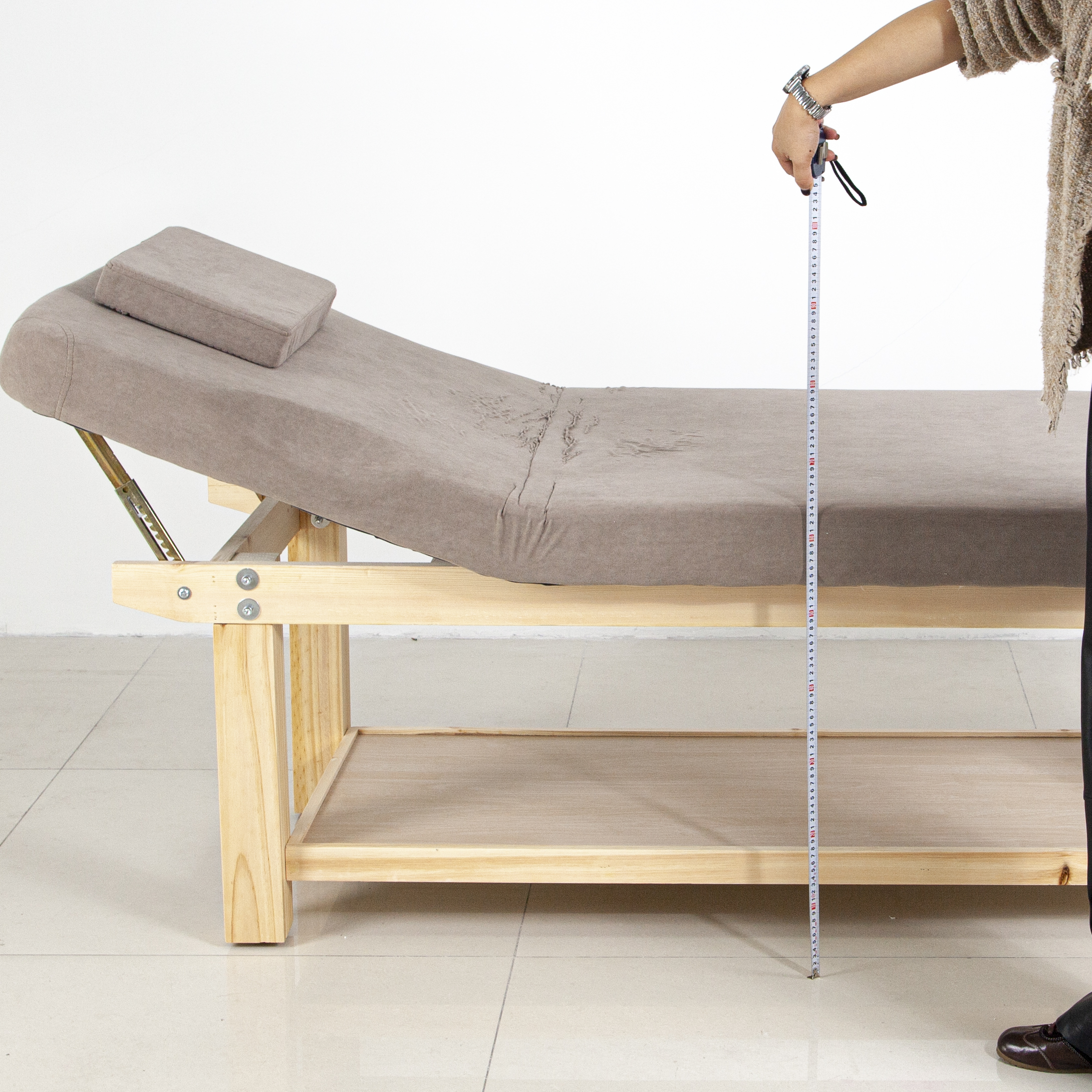 Manual Lash Bed with Extra Wide Design for Beauty Salon DN0263_Manual Beds
