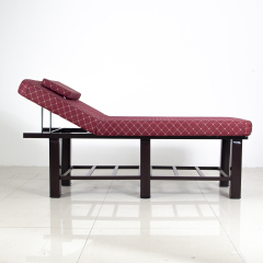 Adjustable Manual Beauty Couch for Facial and Spa Treatment DN0262_Manual Beds