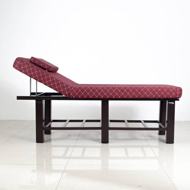 Adjustable Manual Beauty Couch for Facial and Spa Treatment DN0262_Manual Beds