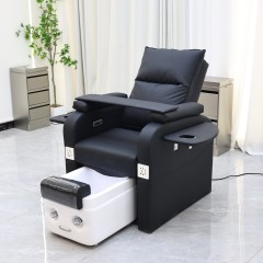 Space Saving Pedicure Chair with Footrest for Nail Salon DN0229_Standard Pedicure Chairs